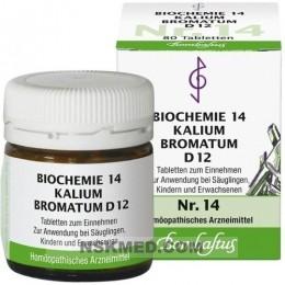 BIOCHEMIE 14 Kalium bromatum D 12 Tabletten 80 St