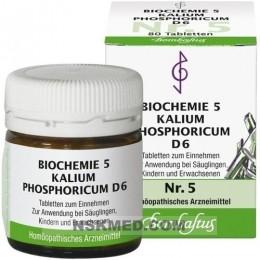 BIOCHEMIE 5 Kalium phosphoricum D 6 Tabletten 80 St