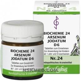 BIOCHEMIE 24 Arsenum jodatum D 6 Tabletten 80 St