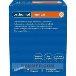 ORTHOMOL Immun Direktgranulat Himbeer/Menthol 7 St