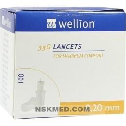 WELLION Lancets 33 G 100 St