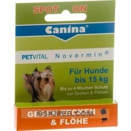 PETVITAL Novermin flüssig f.Hunde bis 15 kg 2 ml