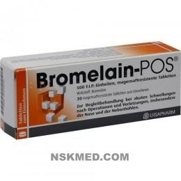 Бромелаин (BROMELAIN POS) magensaftresistente Tabletten 30 St