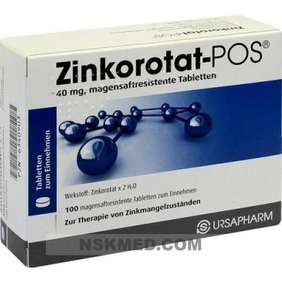 Цинкоротат-POS (ZINKOROTAT POS) magensaftresistente Tabletten 100 St