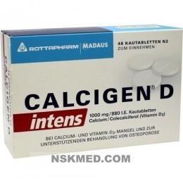 CALCIGEN D intens 1000 mg/880 I.E. Kautabletten 48 St