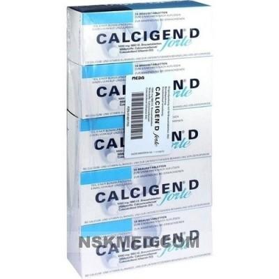 CALCIGEN D forte 1000 mg/880 I.E. Brausetabletten 50 St