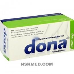 Дона 750мг таблетки покрытые оболочкой (DONA 750 mg Filmtabletten) 180 St