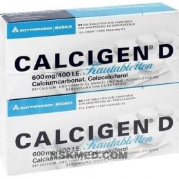 CALCIGEN D 600 mg/400 I.E. Kautabletten 120 St