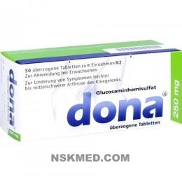 Дона таблетки (DONA) 250 mg überzogene Tabletten 50 St