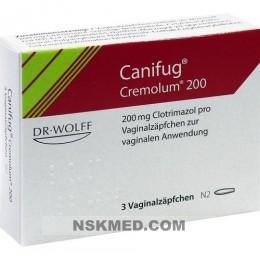 Канифуг Кремолум 200 мг суппозитории вагинальные (CANIFUG Cremolum 200 Vaginalsuppositorien) 3 St