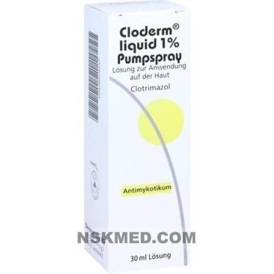 CLODERM Liquid 1% Pumpspray 30 ml