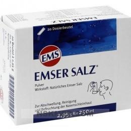 Емсер/Эмсер соль для носовой промывки (EMSER Salz Beutel) 20 St