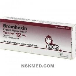 BROMHEXIN Krewel Meuselb.Tabletten 12mg 50 St