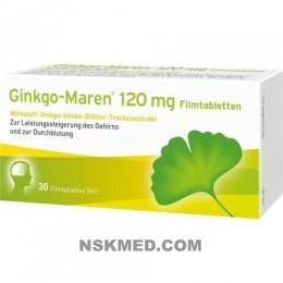 GINKGO-MAREN 120 mg Filmtabletten 30 St