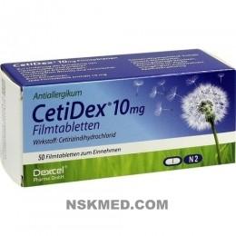 CETIDEX 10 mg Filmtabletten 50 St