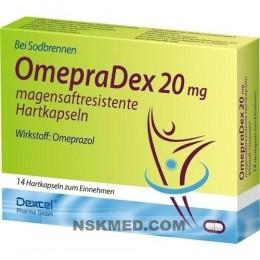 Омепрадекс (OMEPRADEX) 20 mg magensaftresistente Hartkapseln 14 St