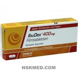 IBUDEX 400 mg Filmtabletten 10 St