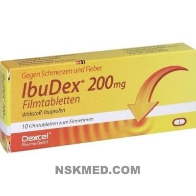 IBUDEX 200 mg Filmtabletten 10 St