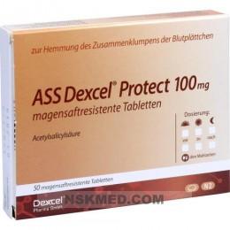 АСС дексел протект (ASS Dexcel Protect) 100 mg magensaftres.Tabletten 50 St