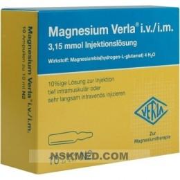 Магнезиум верла (MAGNESIUM VERLA) i.v./i.m. Injektionslösung 10X10 ml
