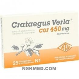 CRATAEGUS VERLA Cor 450 mg Filmtabletten 25 St
