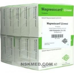 MAGNESIOCARD 2,5 mmol Filmtabletten 10X100 St
