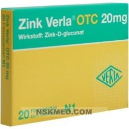 ZINK VERLA OTC 20 mg Filmtabletten 20 St
