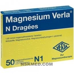 Магнезиум верла (MAGNESIUM VERLA) N Dragees 50 St