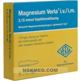 Магнезиум верла (MAGNESIUM VERLA) i.v./i.m. Injektionslösung 5X10 ml