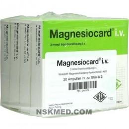 MAGNESIOCARD i.v. Injektionslösung 20X10 ml