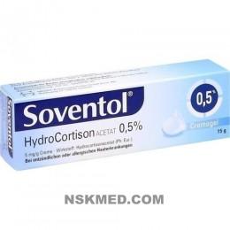 SOVENTOL Hydrocortisonacetat 0,5% Creme 15 g