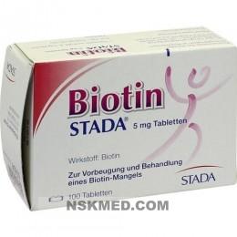BIOTIN STADA 5 mg Tabletten 100 St