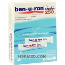 BEN-U-RON direkt 250 mg Granulat Erdbeer/Vanille 10 St