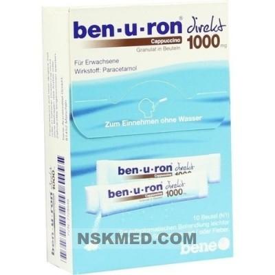 BEN-U-RON direkt 1.000 mg Granulat Cappuccino 10 St