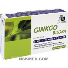 GINKGO 100 mg Kapseln+B1+C+E 48 St