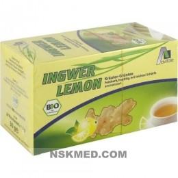 INGWER LEMON Biotee Filterbeutel 20 St