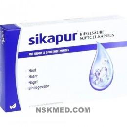 Сикапур софтгель капсулы с биотином (SIKAPUR Kieselsäure Softgel Kapseln mit Biotin) 30 St