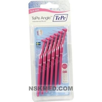 TEPE Angle Interdentalbürste 0,4mm pink 6 St