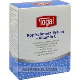 TOGAL Kopfschmerz-Brause + Vit. C Brausetabletten 20 St