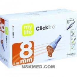 MYLIFE Clickfine Pen-Nadeln 8 mm 100 St