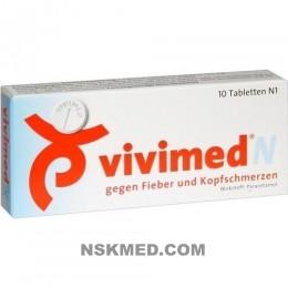 VIVIMED N gegen Fieber und Kopfschmerzen Tabletten 10 St