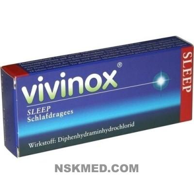 Вивинокс Слип средство от бессонницы драже-таблетки (VIVINOX Sleep Schlafdragees überzogene Tab.) 20 St