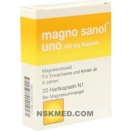 MAGNO SANOL uno 245 mg Hartkapseln 20 St