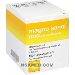 MAGNO SANOL uno 245 mg Hartkapseln 100 St