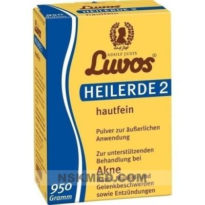 Лувос/Лювос глина косметическая (LUVOS Heilerde 2 hautfein) 950 g