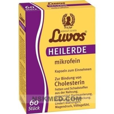 Лувос/Лювос глина в капсулах (LUVOS) Heilerde mikrofein Kapseln 60 St