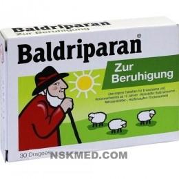 Балдрипаран (BALDRIPARAN) Zur Beruhigung überzogene Tabletten 30 St