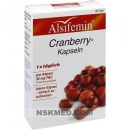 CRANBERRY 36 mg PAC Alsifemin Kapseln 30 St