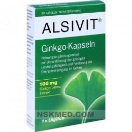 GINKGO 100 mg Alsivit Kapseln 30 St