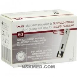 BEURER GL32/GL34/BGL60 Blutzucker-Teststreifen 50 St